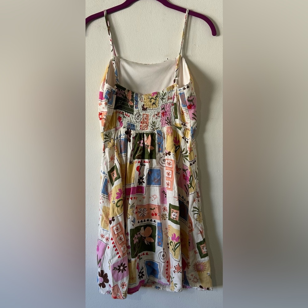 Monteau Multicolor Patchwork Mini Dress - image 3